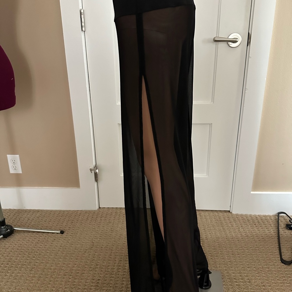 Patrice Catanzaro Les P’Tites Folies Herald Body Pants, Black Mesh, size L NWOT - Picture 3 of 4